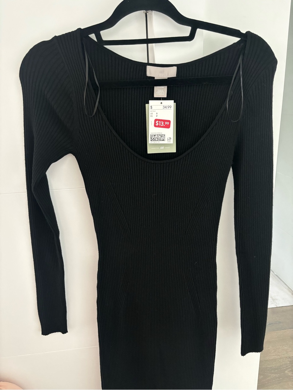 H & M Black Sweater Dress